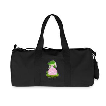 Krokodil Braut Schleier Hochzeit - Recycelte Canvas-Sporttasche von Stanley/Stella - Schwarz - Vorne