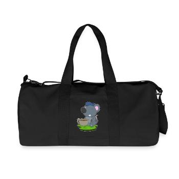 Mouse Coffee Mug - Recycled Canvas Sports Bag by Stanley/Stella - black - Front