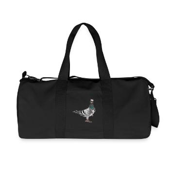 Stéthoscope d’infirmière Dove - Sac de sport en toile recyclée Stanley/Stella - noir - Devant