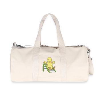 Toboggan de canard - Sac de sport en toile recyclée Stanley/Stella - blanc naturel - Devant