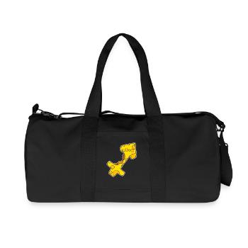 Signe du zodiaque Symbole du Sagittaire - Sac de sport en toile recyclée Stanley/Stella - noir - Devant