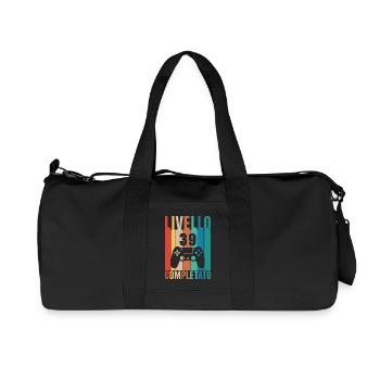Level 39 - Recycled Canvas Sports Bag by Stanley/Stella - black - Front