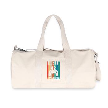 Stufe 42 - Recycelte Canvas-Sporttasche von Stanley/Stella - Naturweiß - Vorne