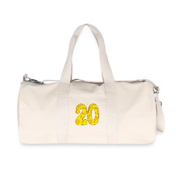 20 ans de fromage Lustig - Sac de sport en toile recyclée Stanley/Stella - blanc naturel - Devant