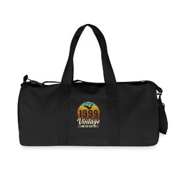 Vintage 1999 aged to perfection - Recycled Canvas Sports Bag by Stanley/Stella - black - Front