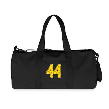 44 ans de Lustig Käse - Sac de sport en toile recyclée Stanley/Stella - noir - Devant
