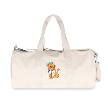 Animal Veterinarian Veterinary Medicine Gift - Recycled Canvas Sports Bag by Stanley/Stella - natural - Front