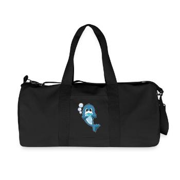 Dolphin Fish - Recycled Canvas Sports Bag by Stanley/Stella - black - Front