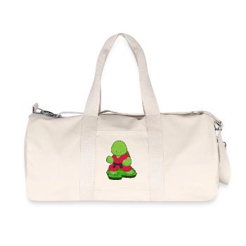 Tortue Karaté Arts Martiaux - Sac de sport en toile recyclée Stanley/Stella - blanc naturel - Devant