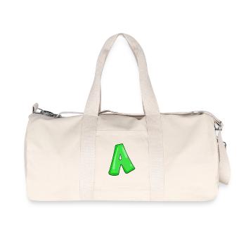 point A Point initial - Sac de sport en toile recyclée Stanley/Stella - blanc naturel - Devant