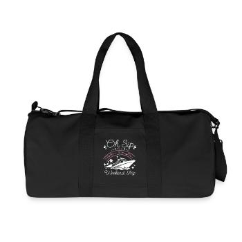 Oh gorgée, c’est un week-end de croisière mère-fille - Sac de sport en toile recyclée Stanley/Stella - noir - Devant