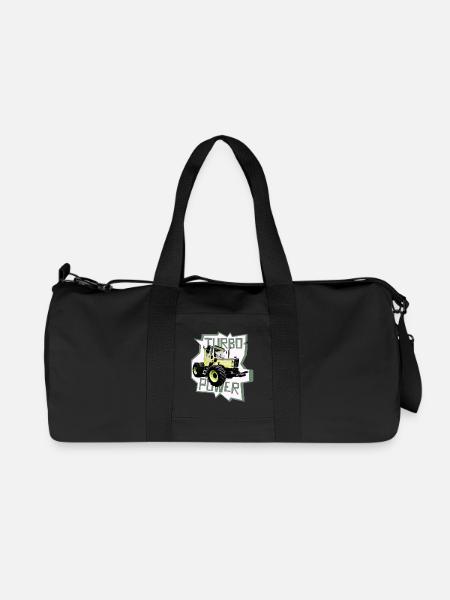 MB trac turbo power traktor - Recycelte Canvas-Sporttasche von Stanley/Stella - Schwarz