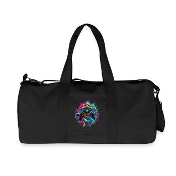 Manette et couronne Elite Gaming Hero - Sac de sport en toile recyclée Stanley/Stella - noir - Devant