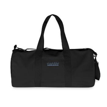 "Sarkasmus - Fließend Sarkasmus Sprechen Lustig" - Recycelte Canvas-Sporttasche von Stanley/Stella - Schwarz - Vorne