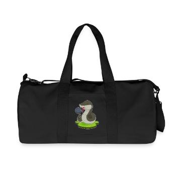 Schlange Bowling Bowlingkugel - Recycelte Canvas-Sporttasche von Stanley/Stella - Schwarz - Vorne