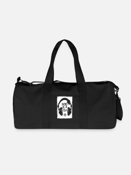 God is a DJ - Recycled Canvas Sports Bag by Stanley/Stella - black