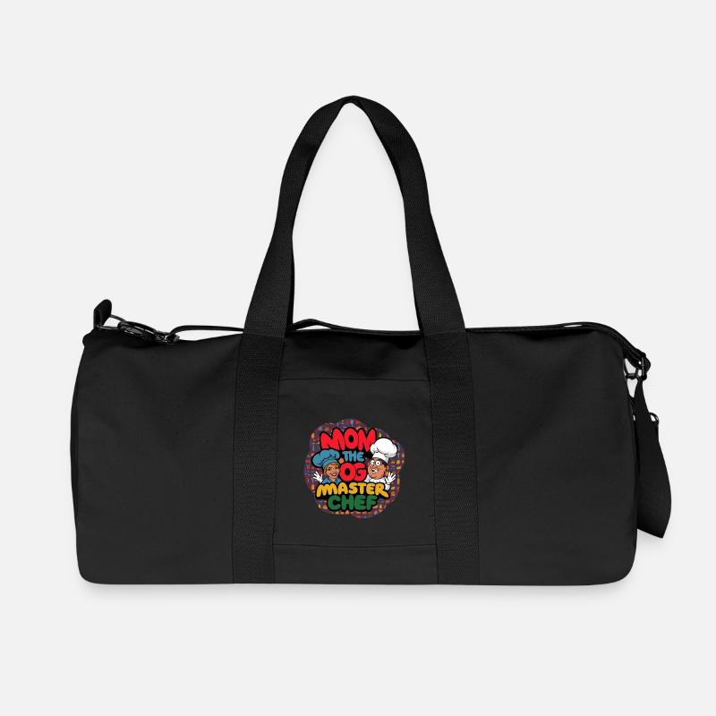 Mama Hund Meister Chef T-Shirt - Recycelte Canvas-Sporttasche von Stanley/Stella - Schwarz
