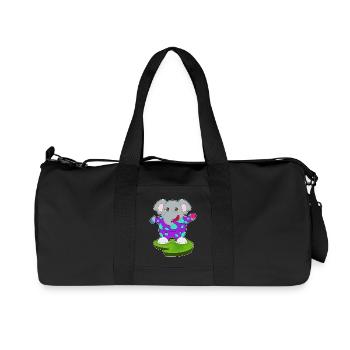 Elephant Clown - Recycled Canvas Sports Bag by Stanley/Stella - black - Front
