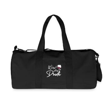 For the Bride, Team We're getting drunk - Recycelte Canvas-Sporttasche von Stanley/Stella - Schwarz - Vorne