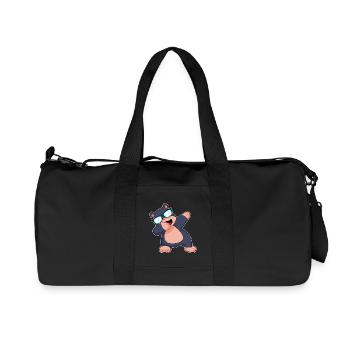 Mole Hip Hip Dance - Recycled Canvas Sports Bag by Stanley/Stella - black - Front