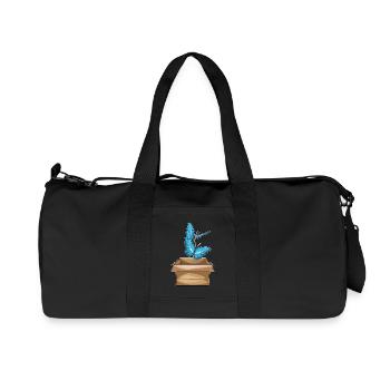 Schmetterling Karton - Recycelte Canvas-Sporttasche von Stanley/Stella - Schwarz - Vorne