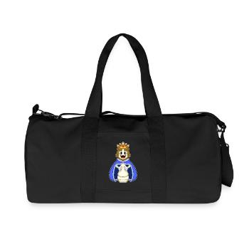Chess Piece King Chess - Recycled Canvas Sports Bag by Stanley/Stella - black - Front