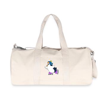 Patins à glace Penguin - Sac de sport en toile recyclée Stanley/Stella - blanc naturel - Devant