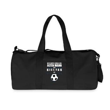 Aufsteiger 2024 Kiel Aufsteiger Shirt - Recycelte Canvas-Sporttasche von Stanley/Stella - Schwarz - Vorne