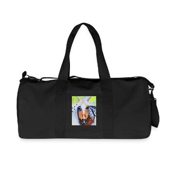 Free Spirit - Wildpferd - Recycelte Canvas-Sporttasche von Stanley/Stella - Schwarz - Vorne