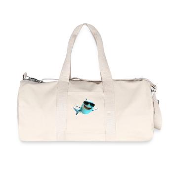 Requin Requin Requin Tigre Requin Requin Gris Grand Requin Blanc - Sac de sport en toile recyclée Stanley/Stella - blanc naturel - Devant