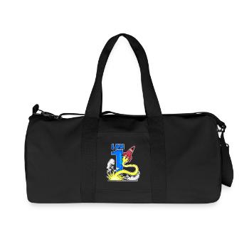 1 Year Birthday Boy Gift - Recycled Canvas Sports Bag by Stanley/Stella - black - Front