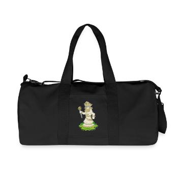 Chess Piece King Chess - Recycled Canvas Sports Bag by Stanley/Stella - black - Front