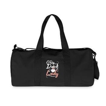 Dame canard folle - Sac de sport en toile recyclée Stanley/Stella - noir - Devant