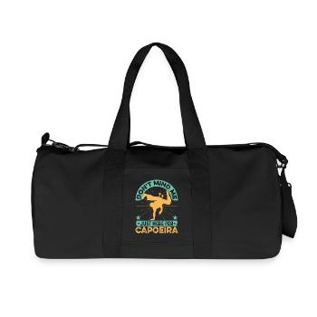 Don't mind me just here for capoeira - Recycled Canvas Sports Bag by Stanley/Stella - black - Front