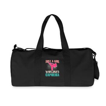 Just a Girl who loves Capoeira - Recycled Canvas Sports Bag by Stanley/Stella - black - Front