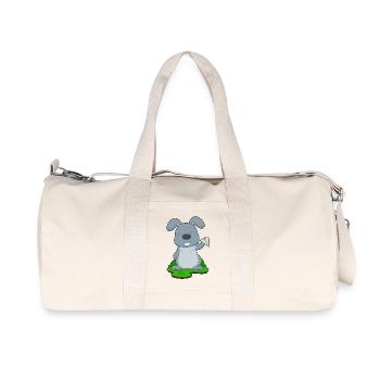 Avion en papier lapin - Sac de sport en toile recyclée Stanley/Stella - blanc naturel - Devant