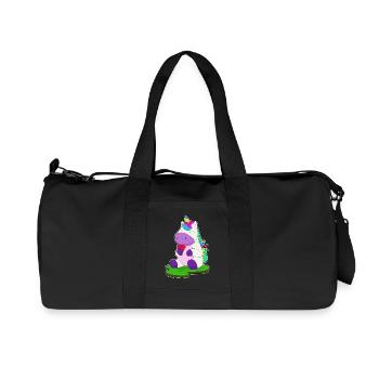 Jeu de cartes de poker Unicorn Poker - Sac de sport en toile recyclée Stanley/Stella - noir - Devant
