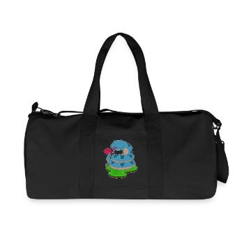 Jeu de cartes Snake Poker Poker - Sac de sport en toile recyclée Stanley/Stella - noir - Devant