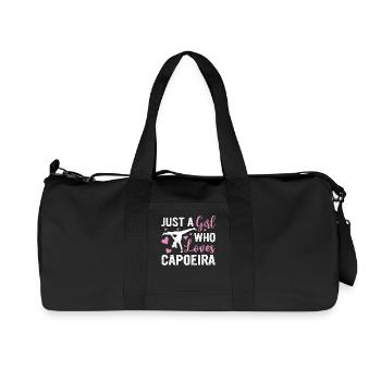 Just a Girl who loves Capoeira - Recycled Canvas Sports Bag by Stanley/Stella - black - Front