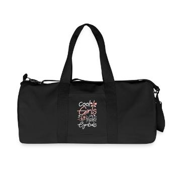 Cool girls play Cymbals - Recycled Canvas Sports Bag by Stanley/Stella - black - Front