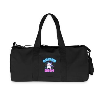 Abitur 2024 : Dabbing licorne pour la remise des diplômes ! - Sac de sport en toile recyclée Stanley/Stella - noir - Devant