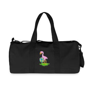Natation Flamingo Water-polo Été - Sac de sport en toile recyclée Stanley/Stella - noir - Devant