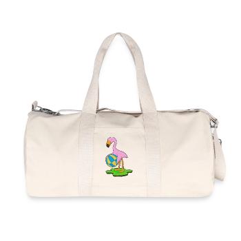 Natation Flamingo Water-polo Été - Sac de sport en toile recyclée Stanley/Stella - blanc naturel - Devant