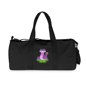 Schlange Donut - Recycelte Canvas-Sporttasche von Stanley/Stella - Schwarz - Vorne