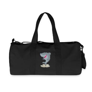 Fléchette de requin - Sac de sport en toile recyclée Stanley/Stella - noir - Devant