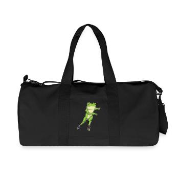 Frosch Inline skating Inline skates - Recycled Canvas Sports Bag by Stanley/Stella - black - Front