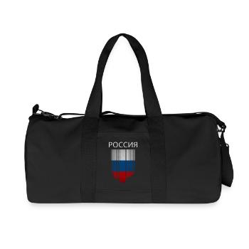Drapeau de la Russie, fierté russe - Sac de sport en toile recyclée Stanley/Stella - noir - Devant