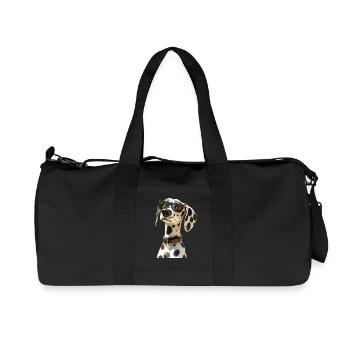 Dalmatian Dog Lover I Love Dalmatians - Recycled Canvas Sports Bag by Stanley/Stella - black - Front
