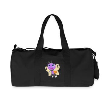 papillon basketteur basketteur basket-ball - Sac de sport en toile recyclée Stanley/Stella - noir - Devant