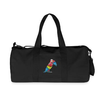 Chapeau de marin Parrot Sailor - Sac de sport en toile recyclée Stanley/Stella - noir - Devant